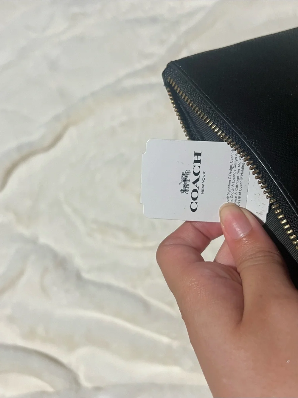 Coach sleek wristlet